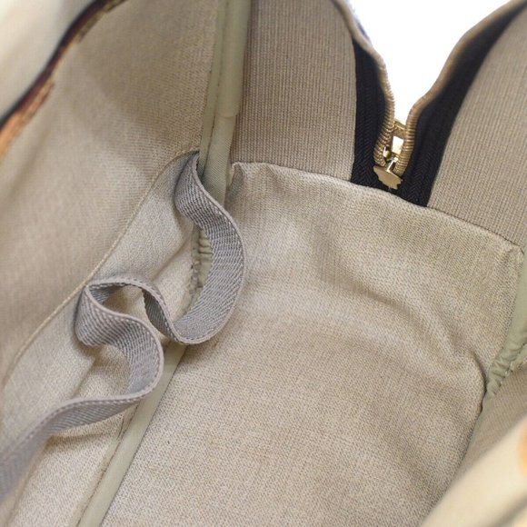 LOUIS VUITTON LV Logo Deauville Hand Bag Monogram Leather Brown - Picture 13 of 15